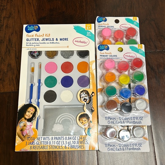 Full Face Painting Set - Picture 1 of 5